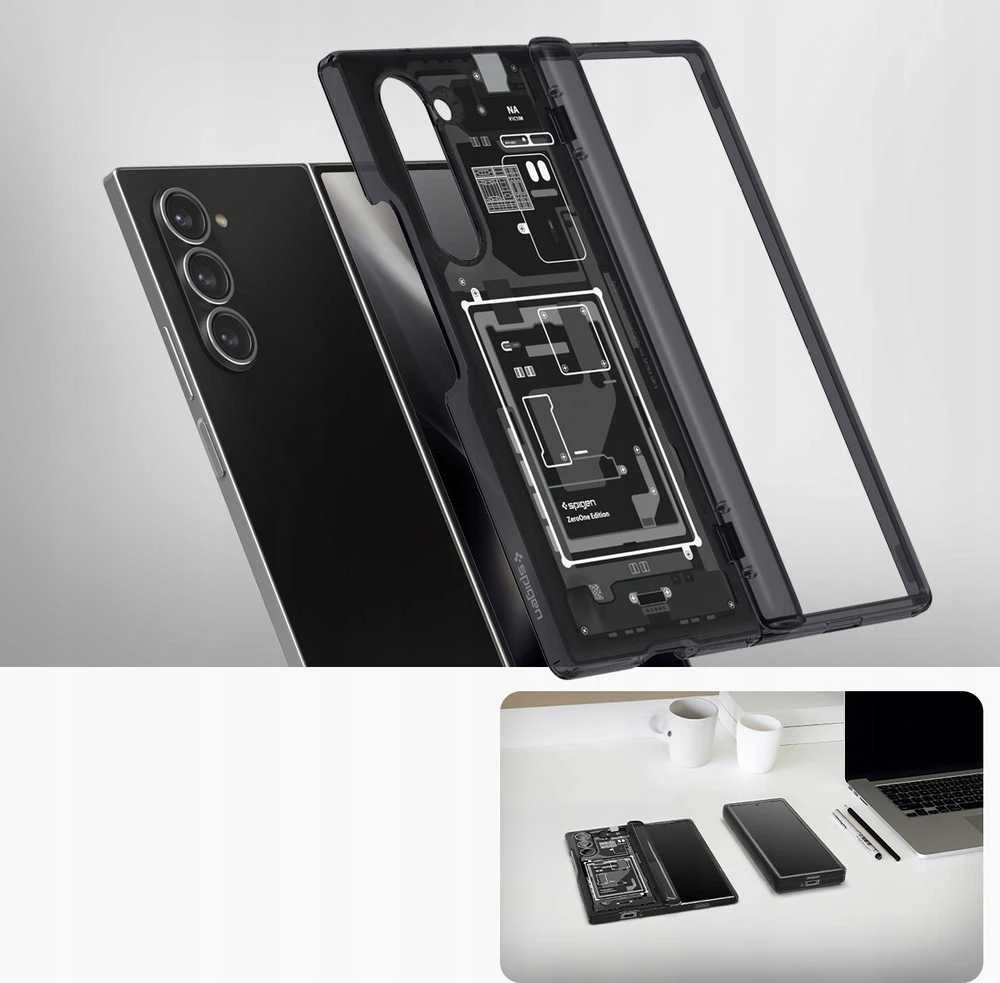 Dėklas Spigen Ultra Hybrid Pro, zero one - Samsung Galaxy Z Fold6