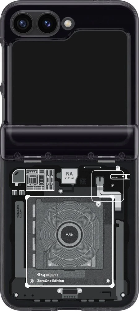 Dėklas Spigen Ultra Hybrid Pro, zero one - Samsung Galaxy Z Flip6/7 FE
