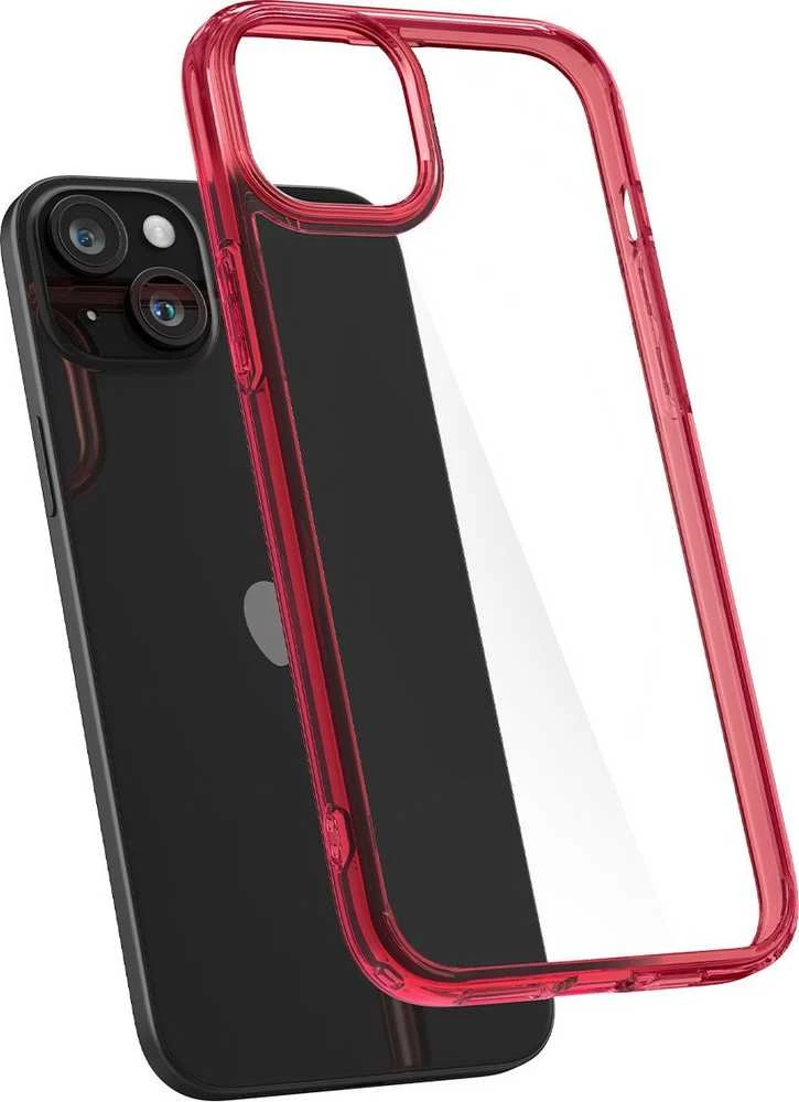 Spigen Ultra Hybrid dėklas skirtas Apple iPhone 15 Plus, spalva - Red Crystal