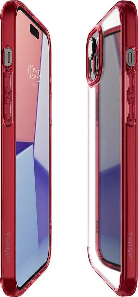 Spigen Ultra Hybrid dėklas skirtas Apple iPhone 15 Plus, spalva - Red Crystal