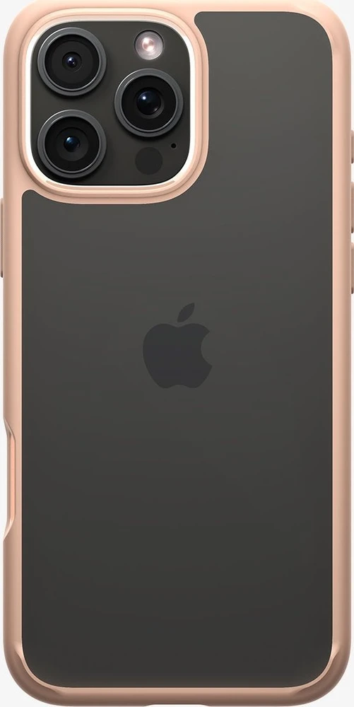 Dėklas Spigen Ultra Hybrid, rožinio titano spalvos - iPhone 16 Pro Max