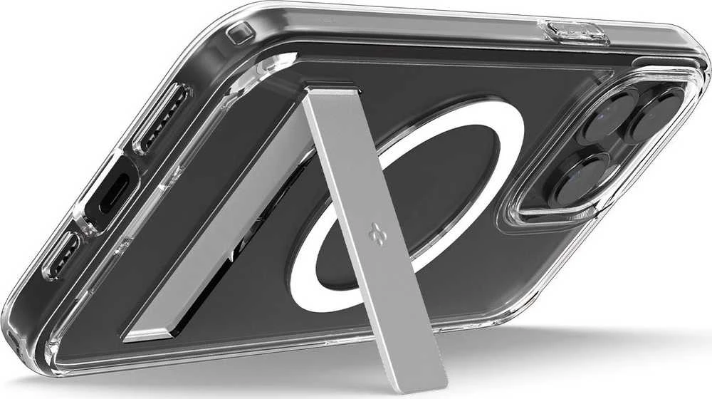 Spigen Ultra Hybrid S (MagFit) dėklas skirtas Apple iPhone 15 Pro, spalva - Crystal Clear