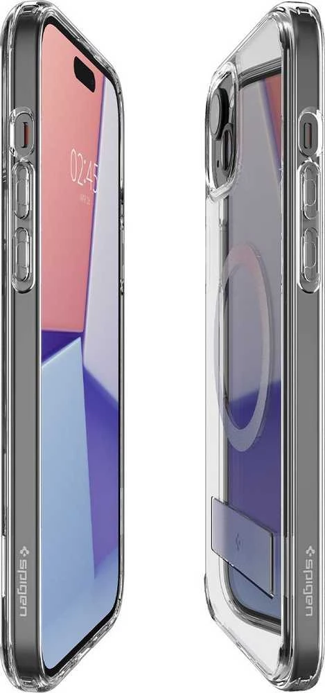 Spigen Ultra Hybrid S (MagFit) dėklas skirtas Apple iPhone 15 Plus, spalva - Crystal Clear