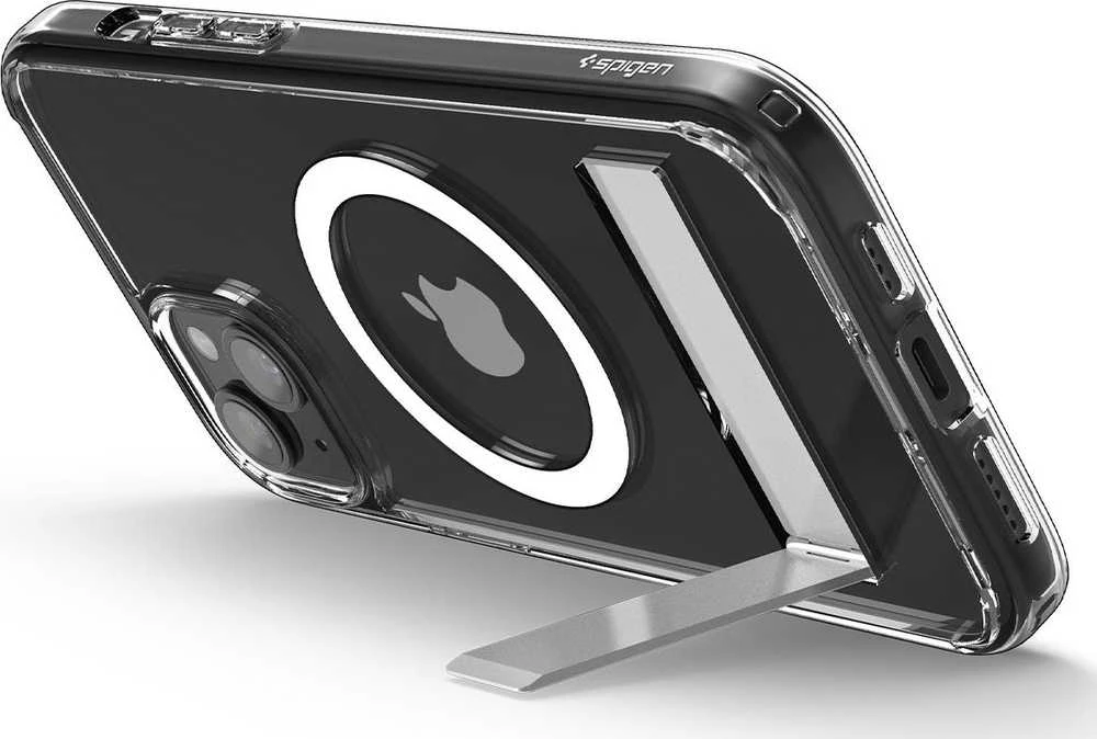 Spigen Ultra Hybrid S (MagFit) dėklas skirtas Apple iPhone 15 Plus, spalva - Crystal Clear