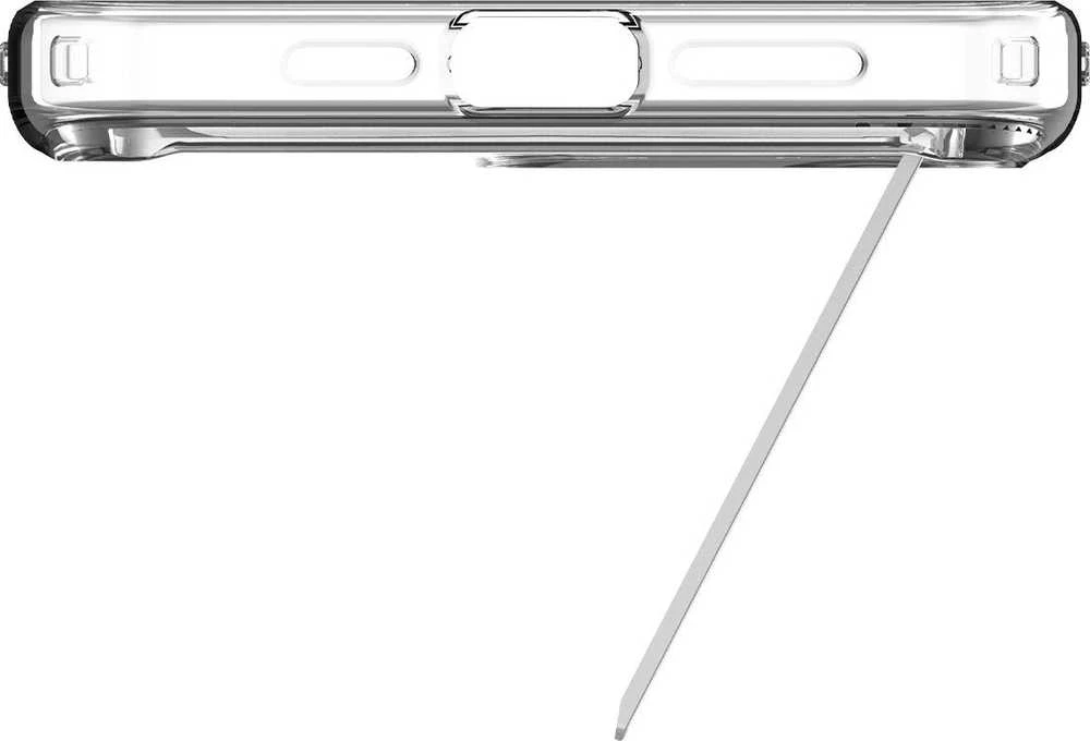 Spigen Ultra Hybrid S (MagFit) dėklas skirtas Apple iPhone 15 Pro, spalva - Crystal Clear