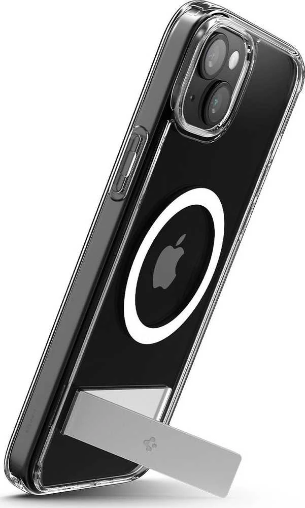 Spigen Ultra Hybrid S (MagFit) dėklas skirtas Apple iPhone 15 Plus, spalva - Crystal Clear