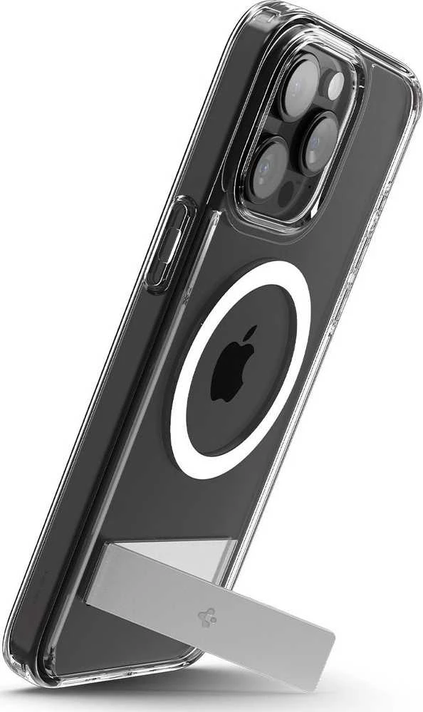 Spigen Ultra Hybrid S (MagFit) dėklas skirtas Apple iPhone 15 Pro, spalva - Crystal Clear