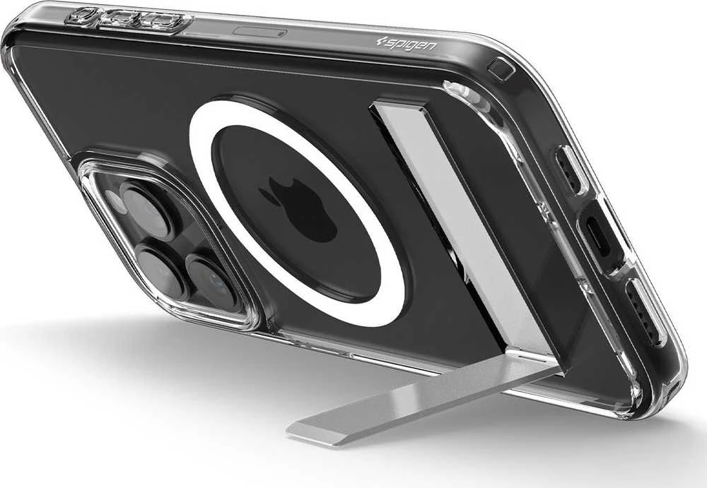 Spigen Ultra Hybrid S (MagFit) dėklas skirtas Apple iPhone 15 Pro, spalva - Crystal Clear