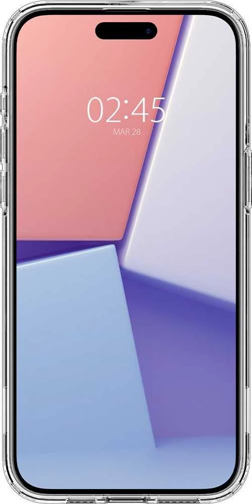 Spigen Ultra Hybrid S (MagFit) dėklas skirtas Apple iPhone 15 Pro, spalva - Crystal Clear