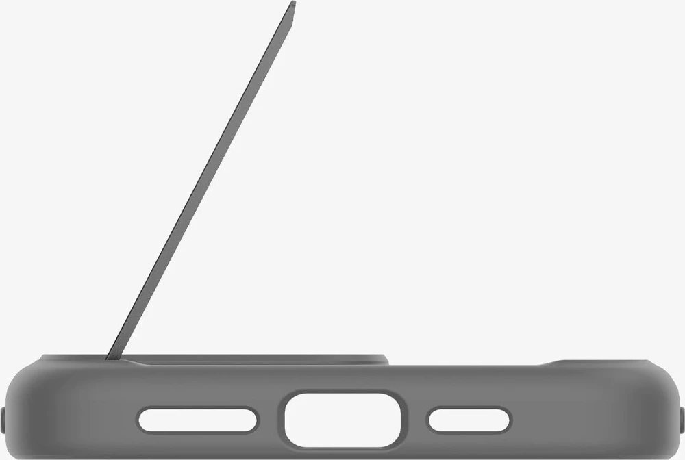 Dėklas Spigen „Ultra Hybrid S MagSafe“, šerkšno pilka - „iPhone 16 Pro Max“