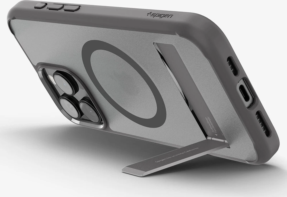 Dėklas Spigen Ultra Hybrid S MagSafe, frost pilka - iPhone 16 Pro
