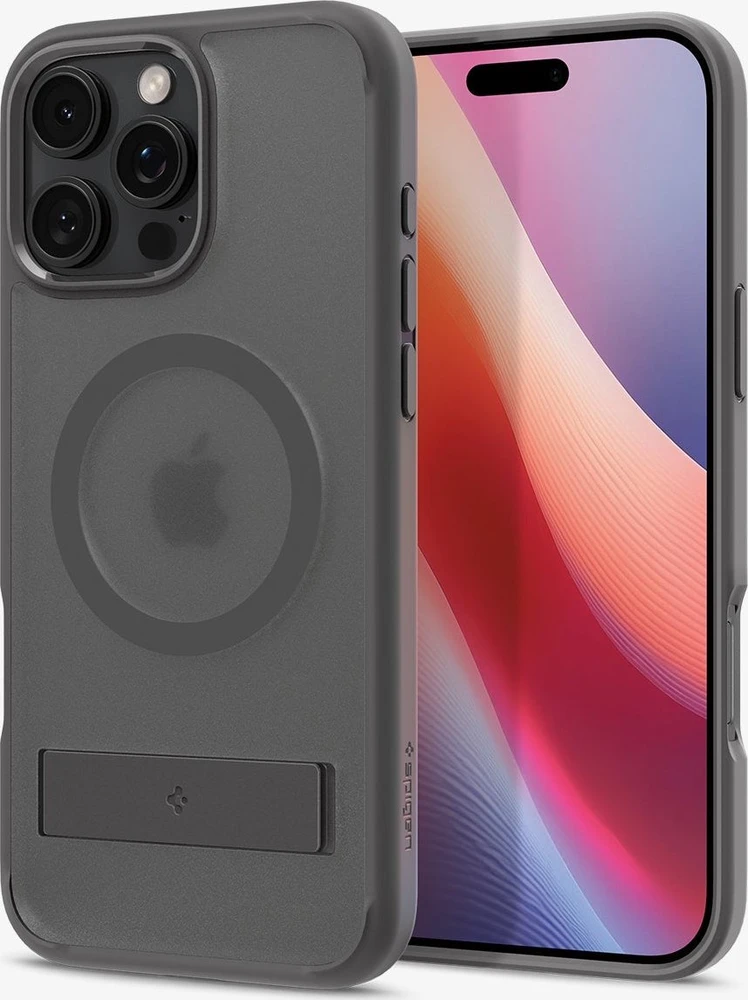 Dėklas Spigen Ultra Hybrid S MagSafe, frost pilka - iPhone 16 Pro
