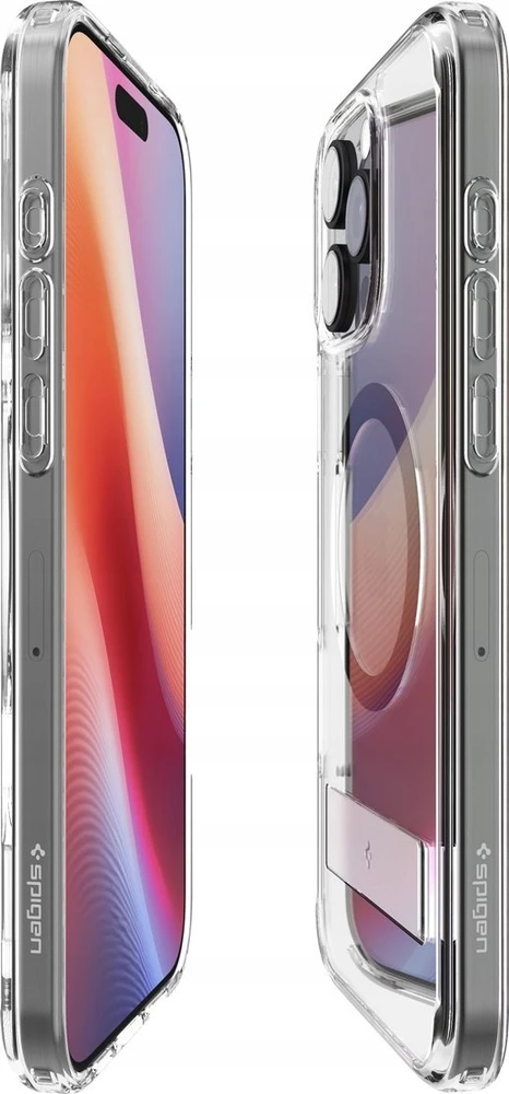 Dėklas Spigen „Ultra Hybrid S MagSafe“, grafito spalvos – „iPhone 16 Pro“