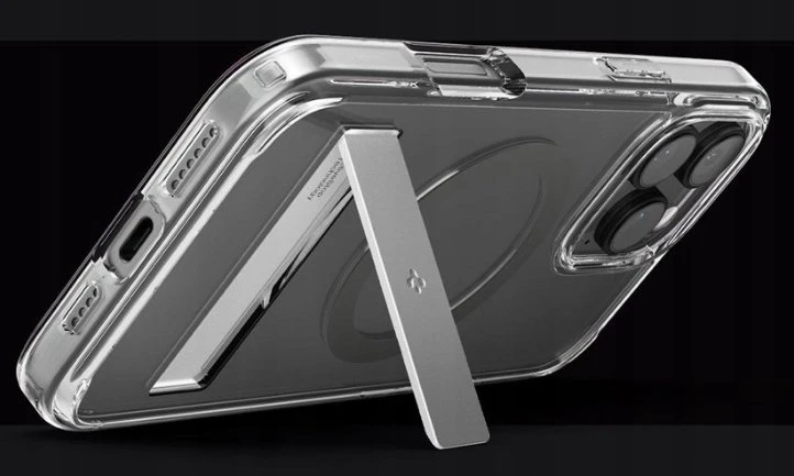 Dėklas Spigen Ultra Hybrid S MagSafe, grafito spalvos - iPhone 16 Pro Max