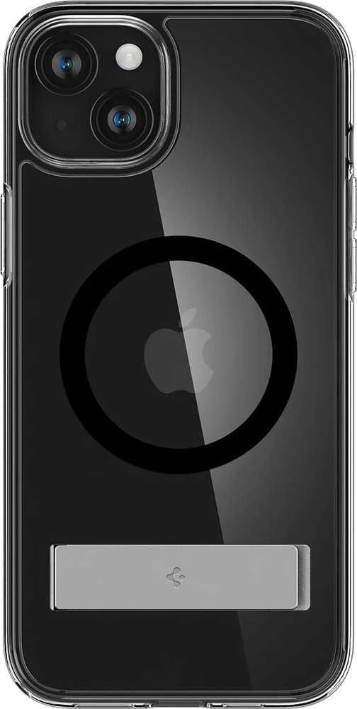Spigen Ultra Hybrid S (MagFit) dėklas skirtas Apple iPhone 15 Plus, spalva - Juoda