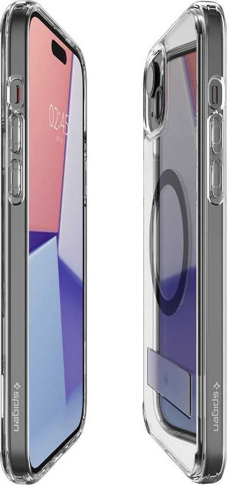 Spigen Ultra Hybrid S (MagFit) dėklas skirtas Apple iPhone 15 Plus, spalva - Juoda