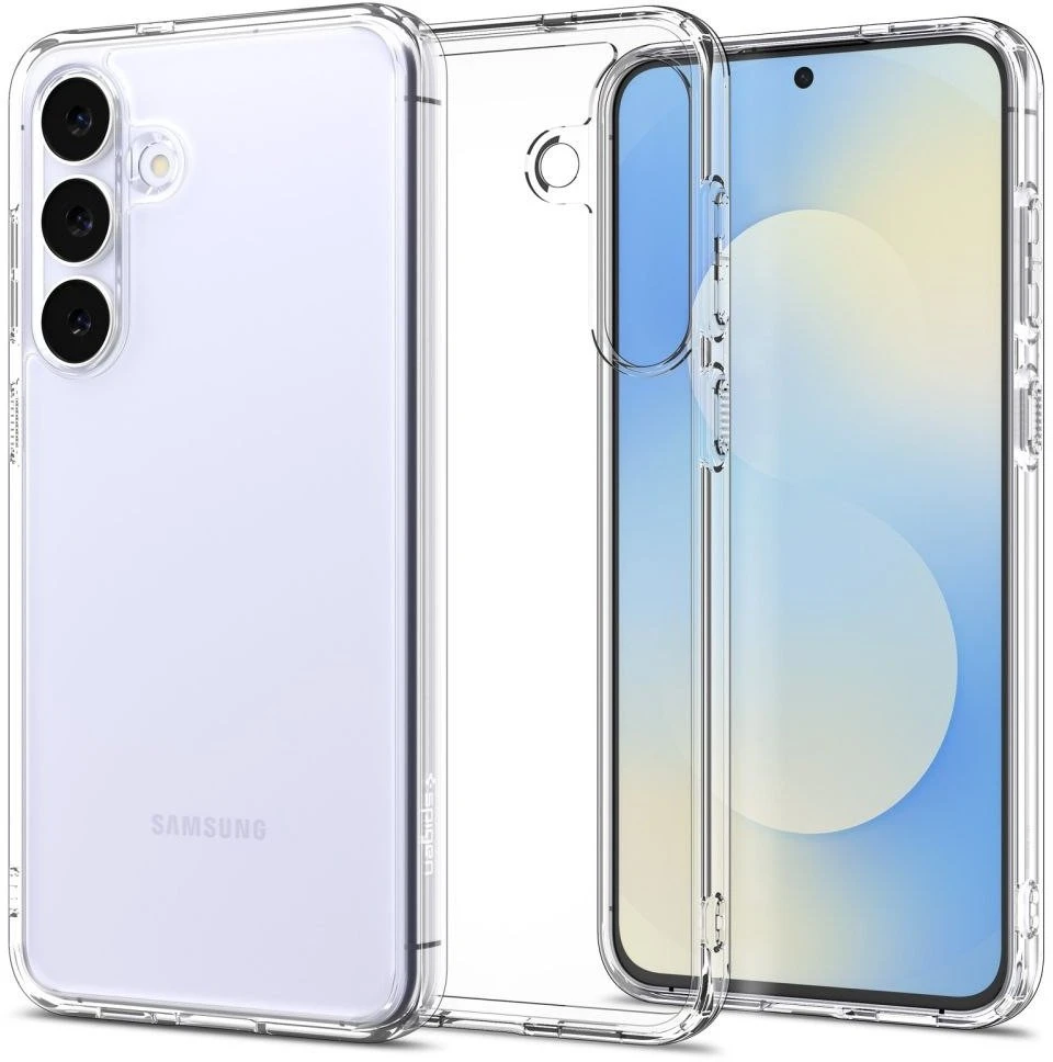 Spigen Ultra Hybrid dėklas skirtas Samsung Galaxy S25 FE – skaidrus