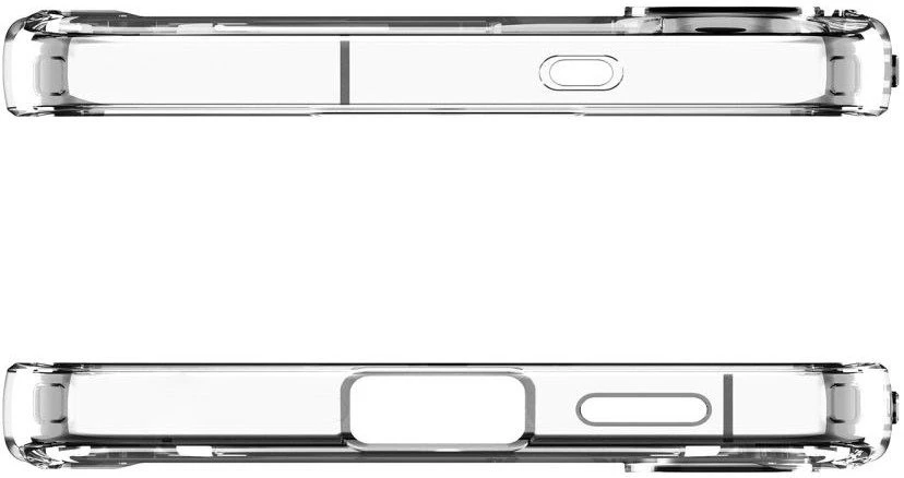 Spigen Ultra Hybrid dėklas skirtas Samsung Galaxy S25 FE – skaidrus