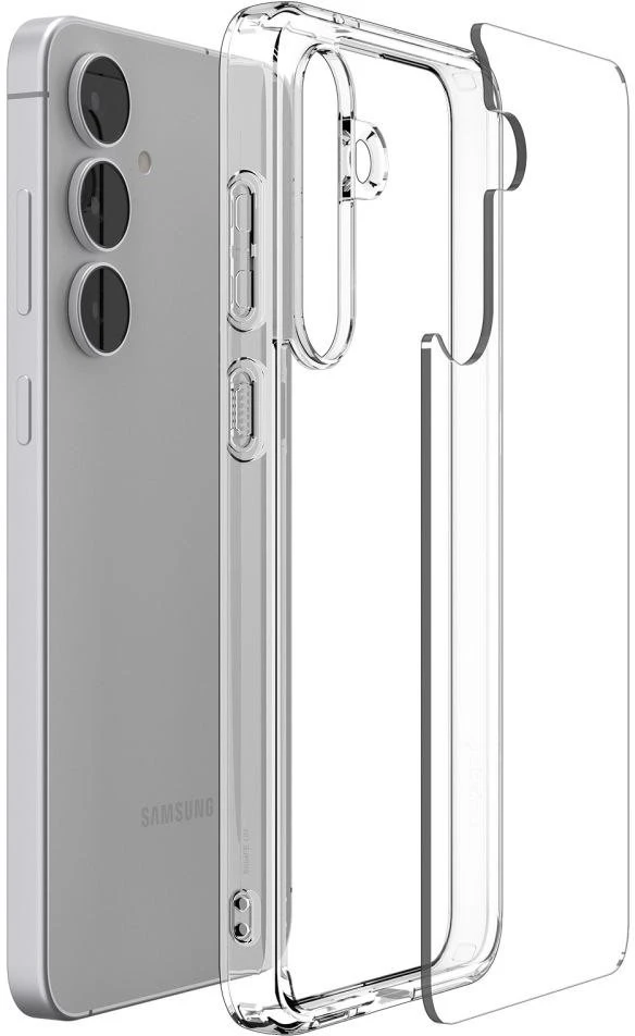 Spigen Ultra Hybrid dėklas skirtas Samsung Galaxy S25 FE – skaidrus