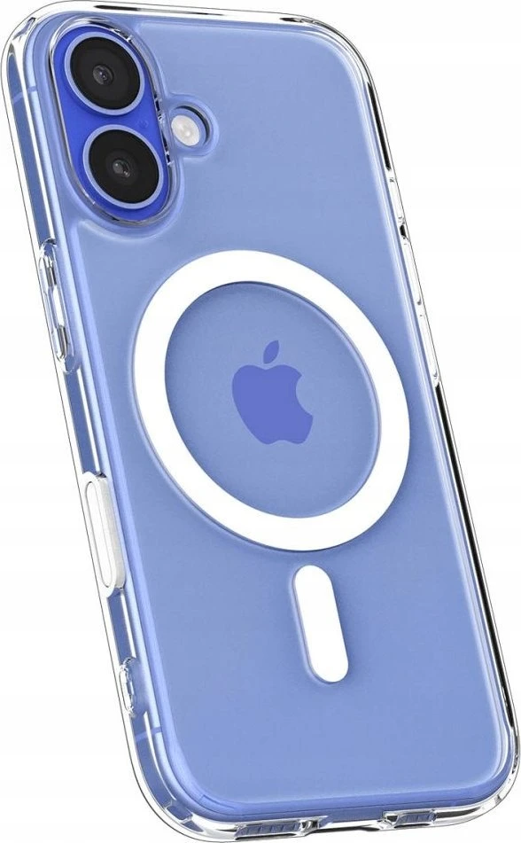 „Spigen Ultra Hybrid“ „T“ „MagSafe“ dėklas iPhone 16 telefonui – Baltas