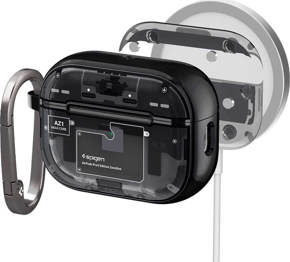 „Spigen Ultra Hybrid“, nulis vienas – „Apple AirPods Pro 2“
