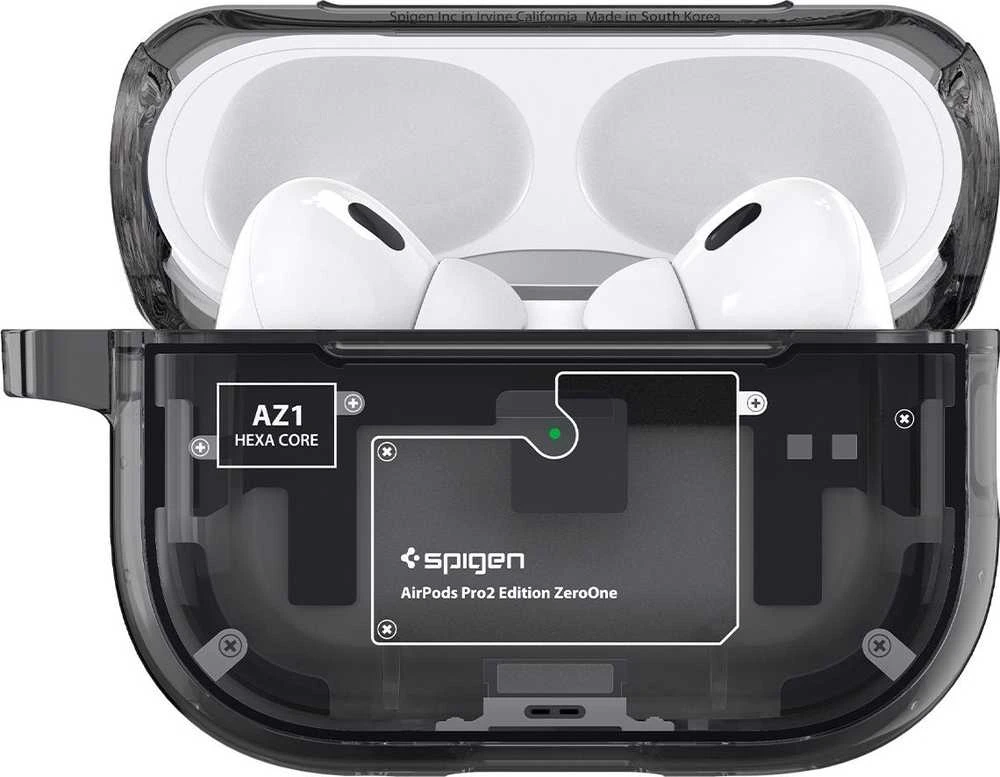 „Spigen Ultra Hybrid“, nulis vienas – „Apple AirPods Pro 2“