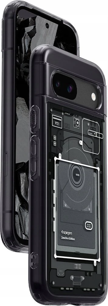 Dėklas Spigen Ultra Hybrid, zero one - Google Pixel 8a