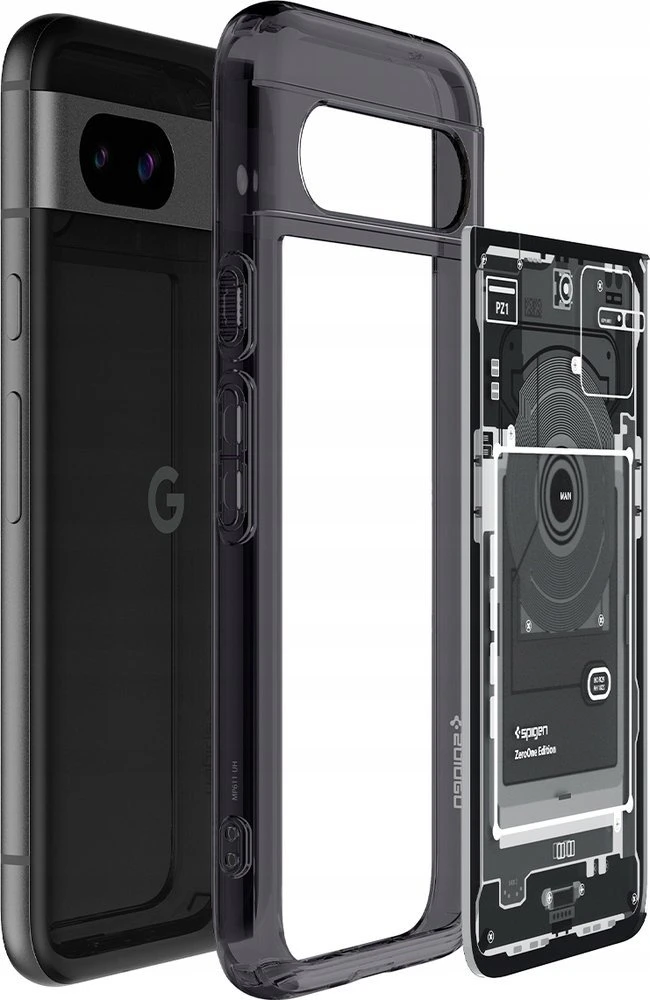 Dėklas Spigen Ultra Hybrid, zero one - Google Pixel 8a