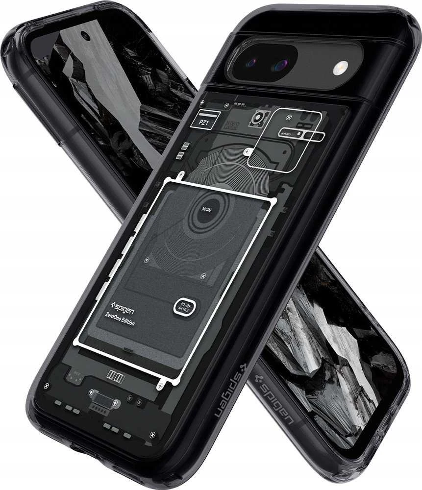 Dėklas Spigen Ultra Hybrid, zero one - Google Pixel 8a