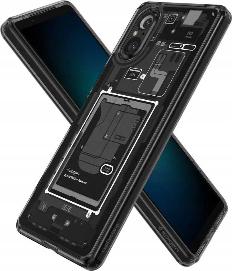 Dėklas „Spigen Ultra Hybrid“, „zero one“ – „Sony Xperia 5V“