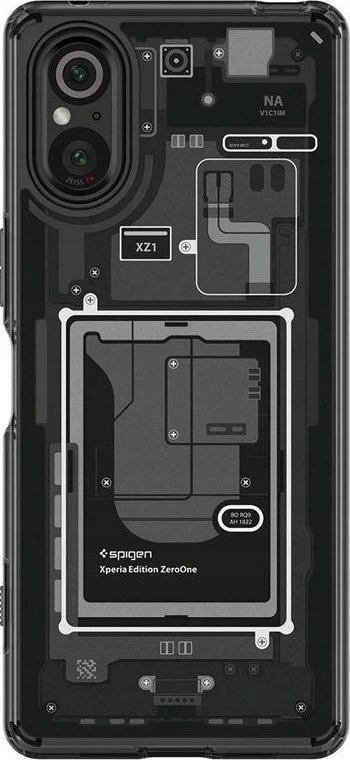 Dėklas „Spigen Ultra Hybrid“, „zero one“ – „Sony Xperia 5V“