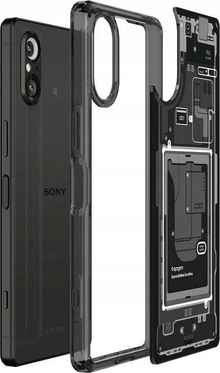 Dėklas „Spigen Ultra Hybrid“, „zero one“ – „Sony Xperia 5V“