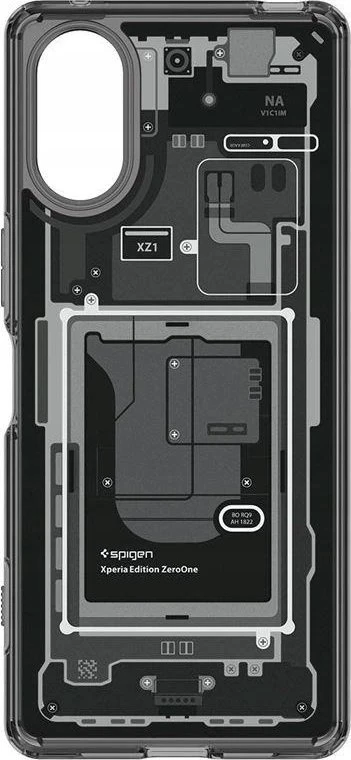 Dėklas „Spigen Ultra Hybrid“, „zero one“ – „Sony Xperia 5V“