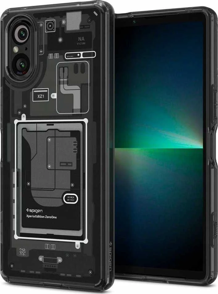 Dėklas „Spigen Ultra Hybrid“, „zero one“ – „Sony Xperia 5V“