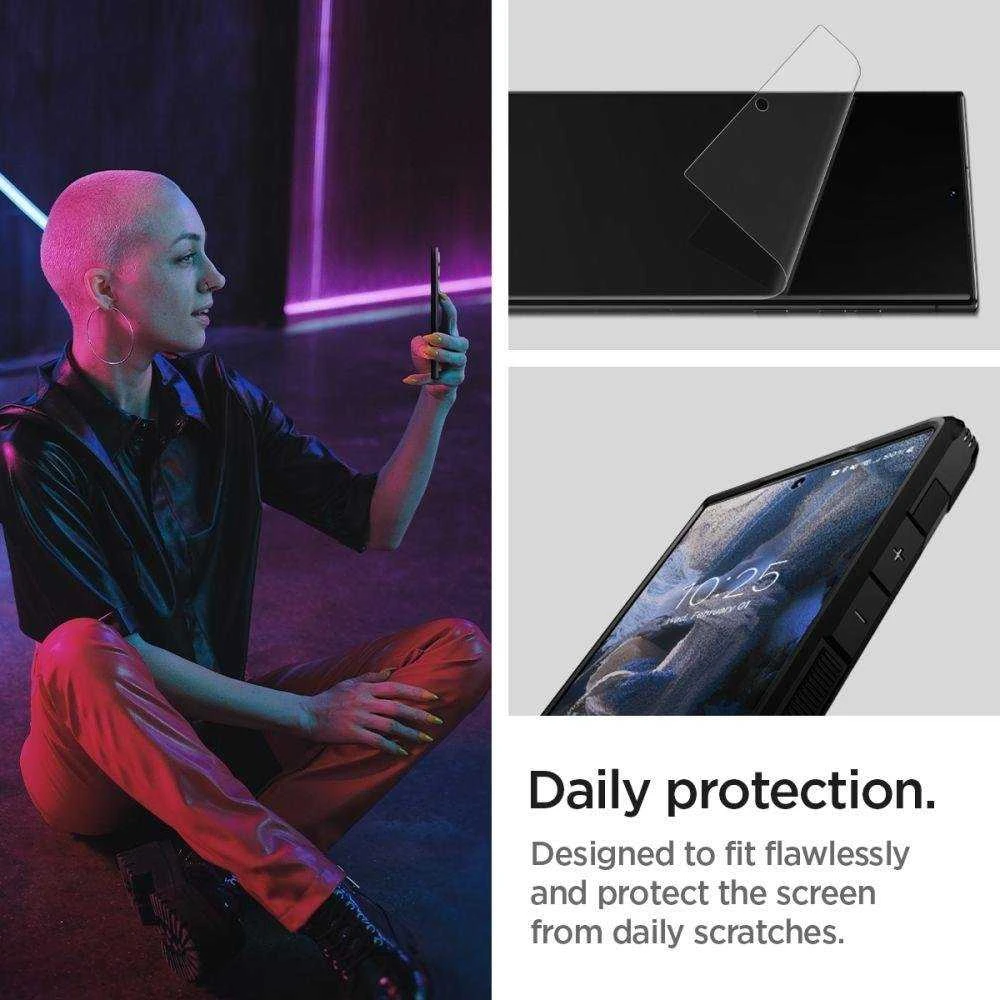 Apsauginė plėvelė Samsung Galaxy S23 Ultra Spigen Neo Flex (2 vnt.)