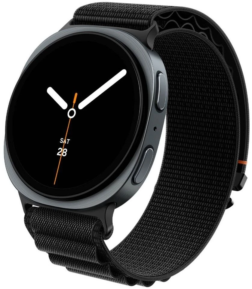 Spigen WBF1 DIRŽELIS Samsung Galaxy WATCH 8 / 9 / CLASSIC (40 / 44 / 46 MM) Juodas