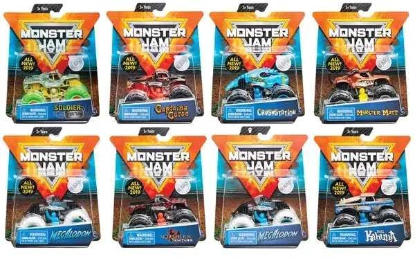 MONSTER JAM visureigis 1:64, 1 vnt.