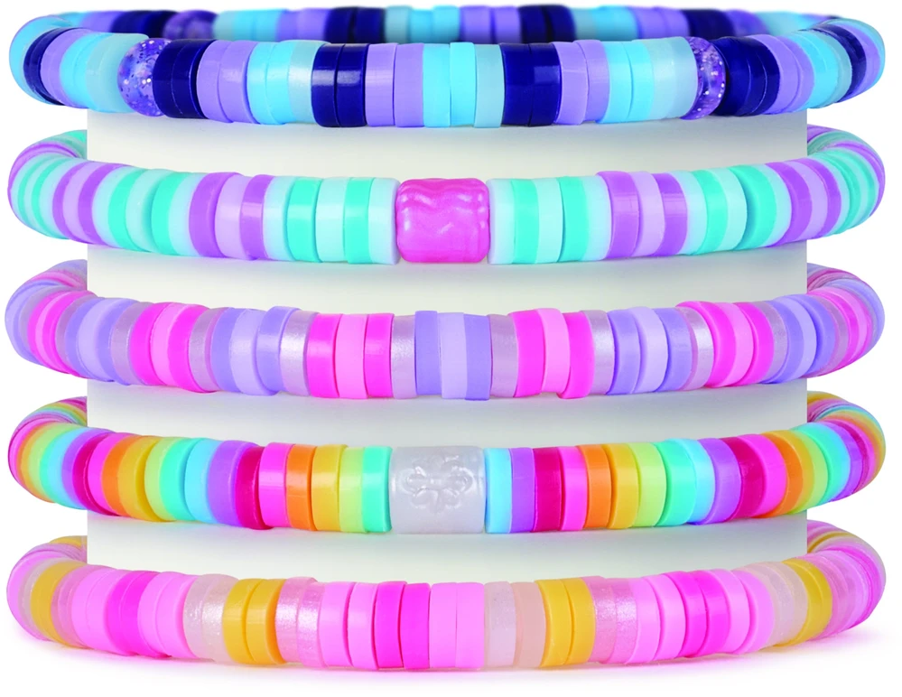 Apyrankių vėrimo rinkinys COOL MAKER Stack'd Heishi Bracelet Studio