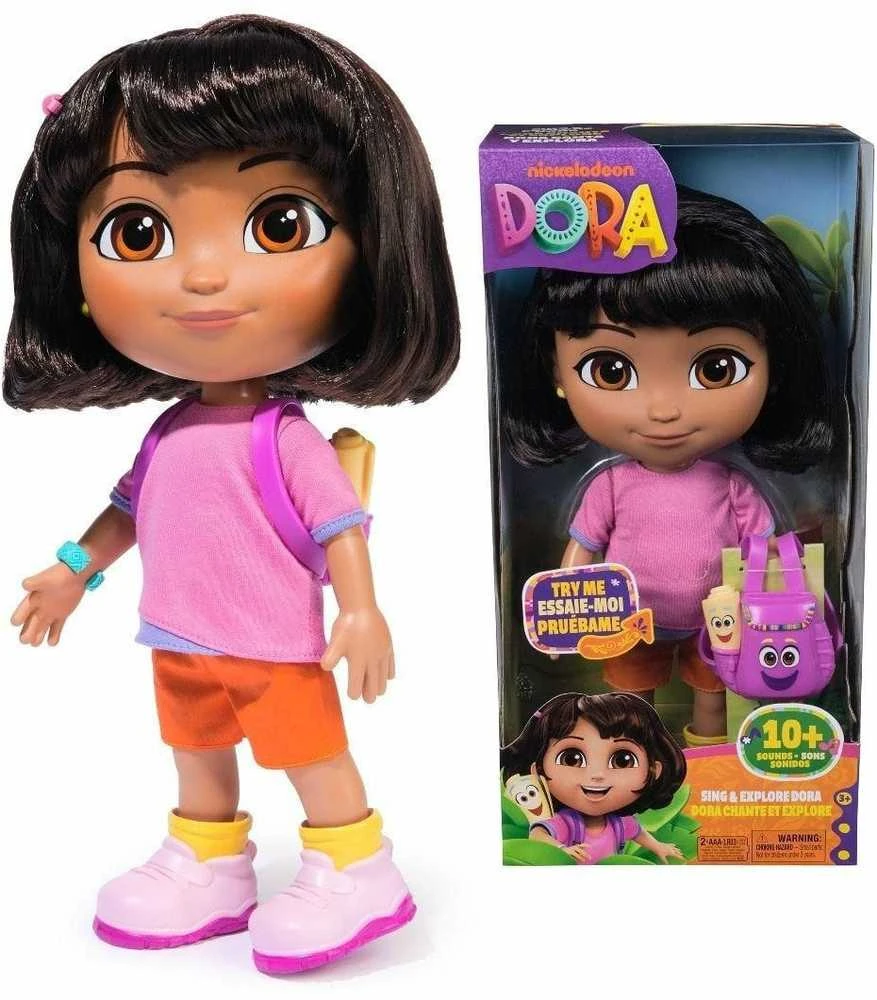 Dora And Friends Lėlė DORA TYRINĖTOJA Dainuok ir tyrinėk (anglų k. / tik garsai)
