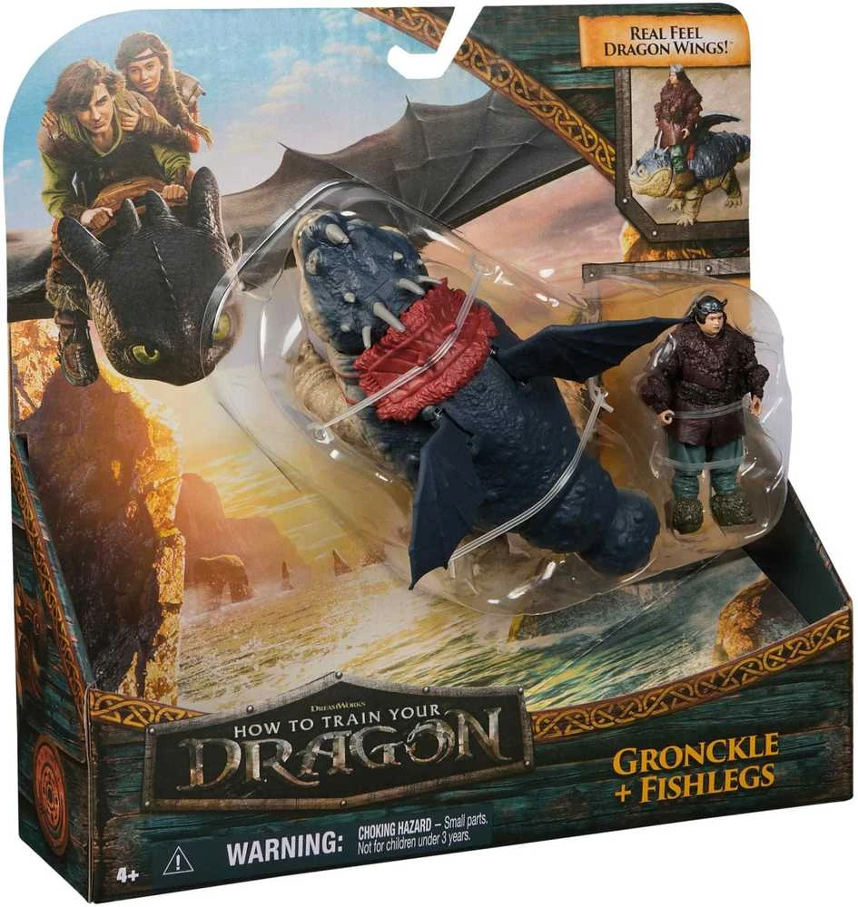 Spin Master Dragons Drakonai - Filmas Vikingas ir drakonas - Gronkle ir žuvies kojos (6074006)