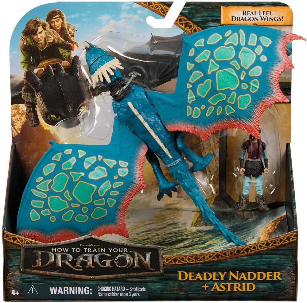 Spin Master Dragons Drakonai – filmas „Vikingas ir drakonas-Deadly“ – „NadderAstrid“ (6074005)