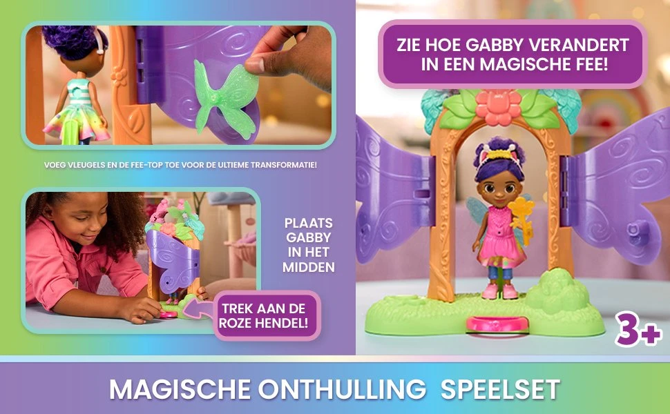 Spin Master GABBY´S DOLLHOUSE Rinkinys „Drabužių vakarėlis“