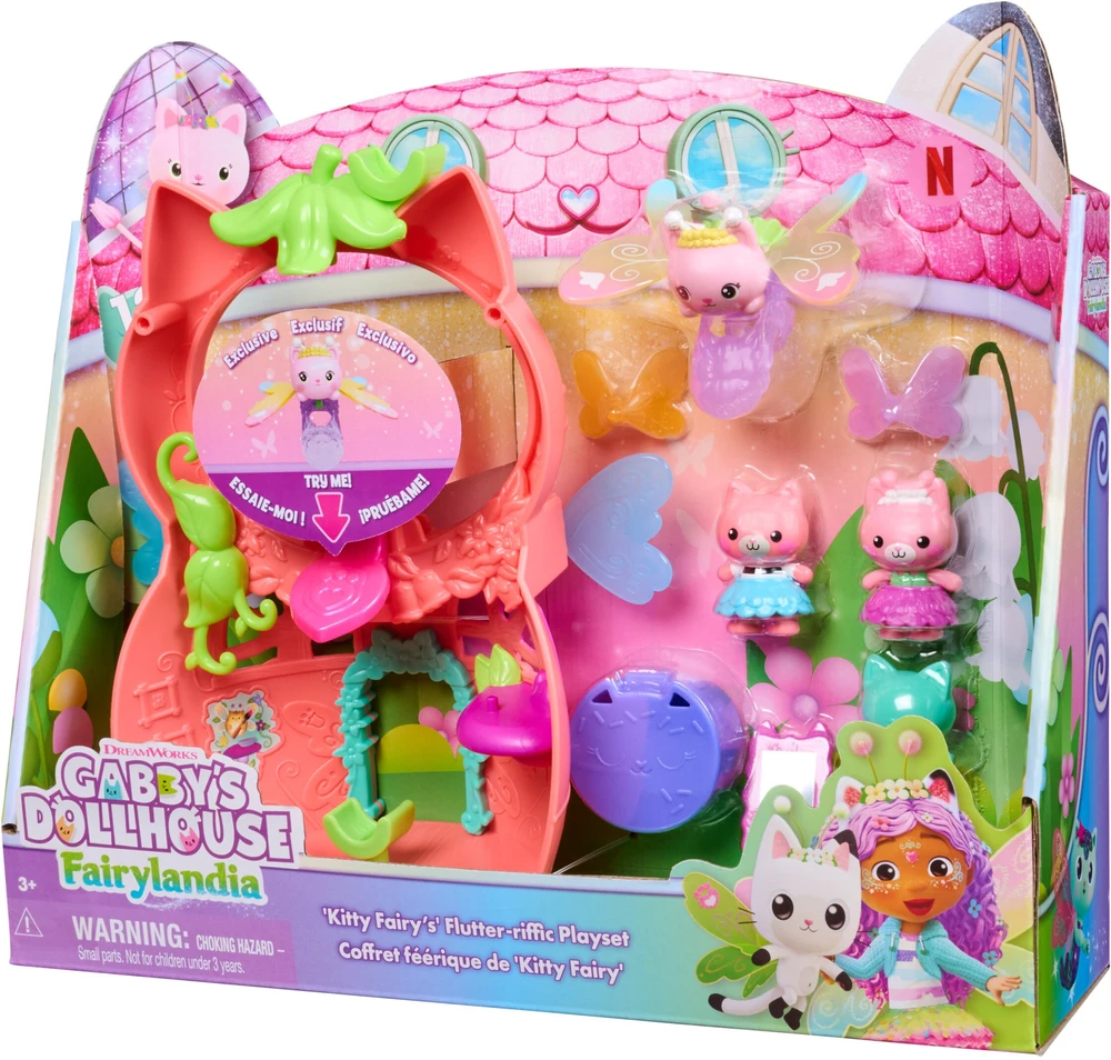 Spin Master Gabby's Dollhouse Gabby lėlių namelis – plasnojančių fėjų žaidimų rinkinys (6075567)