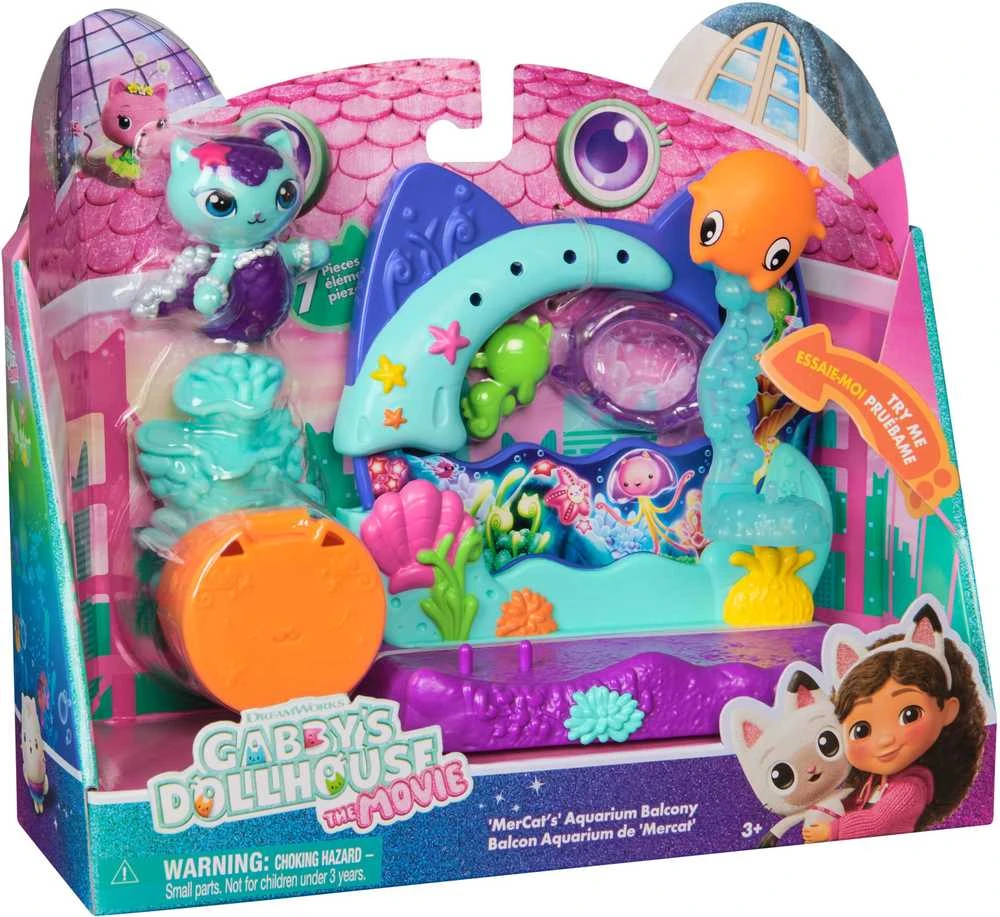 Spin Master Gabby's Dollhouse Gabby kino balkonas – supynės ir maudynės (6074163)