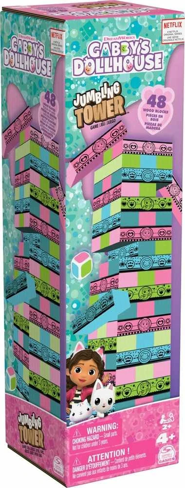 Spin Master Gabby's Dollhouse Jumbling Tower 6066778 PUD12