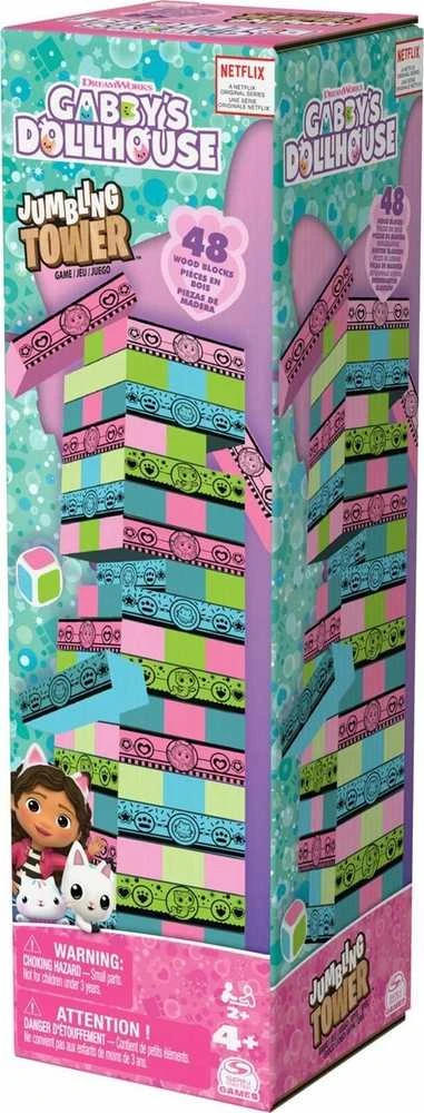 Spin Master Gabby's Dollhouse Jumbling Tower 6066778 PUD12