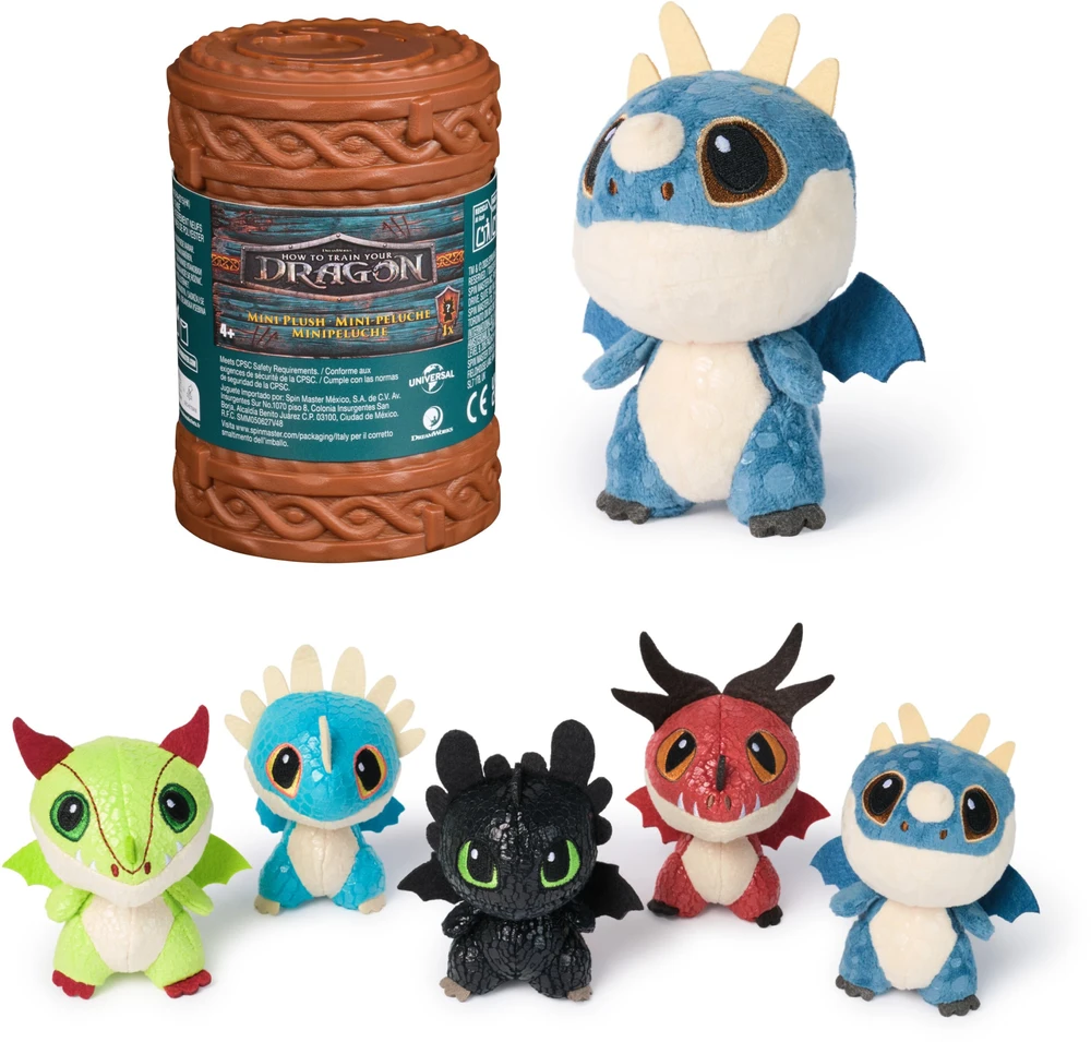 DRAGONS Pliušinis žaislas, 7,6 cm