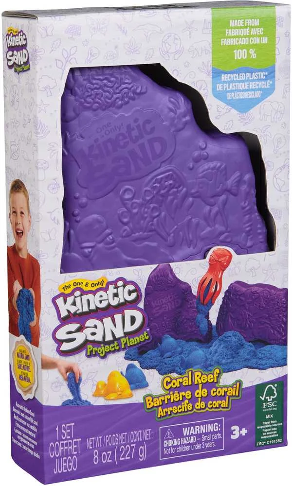 Spin Master Kinetic Sand Kinetinis smėlis – koralinio rifo slėptuvė (6069783)