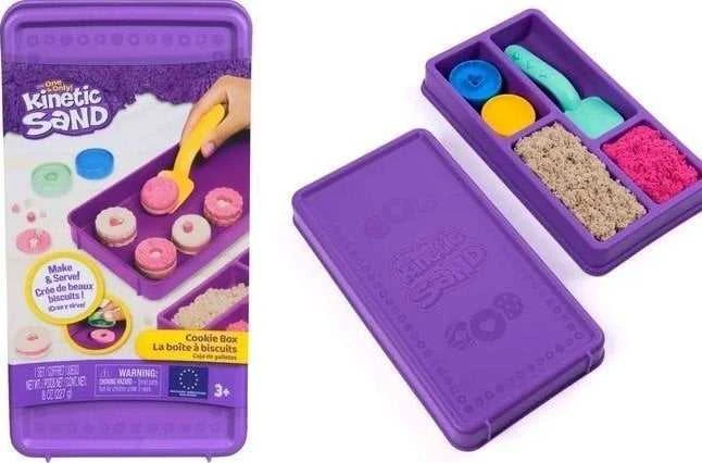 Spin Master Kinetic Sand Kinetinis smėlis – sausainių dėžutė – (6071549)