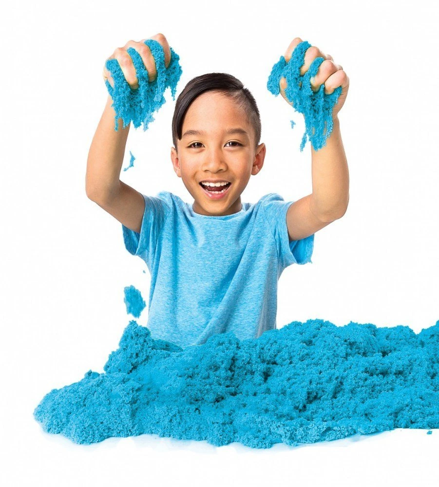 Spin Master Kinetic Sand Kinetinis smėlis - spalvotas maišelis 900 g - mėlynas (20107736)